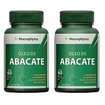 Kit 2 Óleo de Abacate com Vitamina E DL Alfa Tocoferol 1400mg 60 Cápsulas Macrophytus