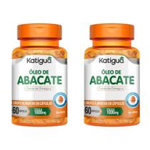 Kit 2 Óleo De Abacate Fonte De Ômega 6 60 Cápsulas - Katigua