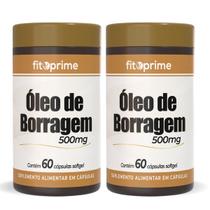 Kit 2 Óleo de Borragem 500mg 60 cápsulas Fitoprime Kit 2 Óleo de Borragem 500mg 60 cápsulas Fitoprime