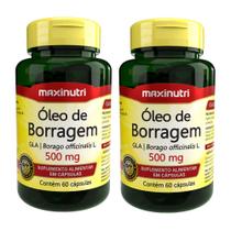 Kit 2 Oleo de Borragem 500mg com 60 Capsulas Maxinutri Kit 2 Oleo de Borragem 500mg com 60 Capsulas Maxinutri