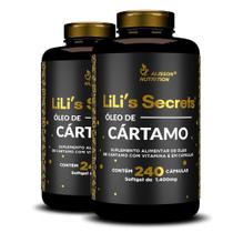 Kit 2 Óleo De Cártamo 240 cápsulas softgels Lilis Secrets - Alisson Nutrition