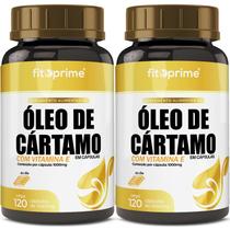 Kit 2 Óleo de Cártamo Com Vitamina E 120 Cápsulas 1000mg Fitoprime