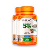 Kit 2 Óleo de Chia Katiguá 1000mg 60 Cápsulas Kit 2 Óleo de Chia Katiguá 1000mg 60 Cápsulas