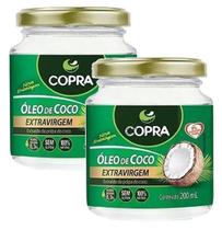 kit 2 OLEO DE COCO COPRA EXTRA VIRGEM Pote 200G