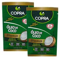 Kit 2 Óleo de Coco Copra Extra Virgem Sachê 15ml