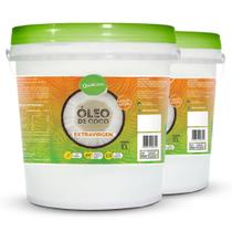 Kit 2 Óleo de Coco Extra Virgem Balde 10kg Qualicôco