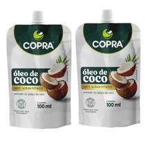 Kit 2 Óleo de Coco Extravirgem Copra Pouch 100ml sem sabor