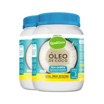 Kit 2 Óleo de coco Sem sabor Qualicoco 1 litro