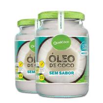 Kit 2 Óleo de coco sem sabor Qualicôco 500ml