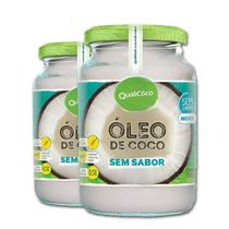 Kit 2 Óleo de coco sem sabor Qualicôco 500ml