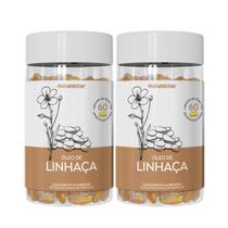 Kit 2 Óleo de Linhaça Natunéctar 120 Cápsulas