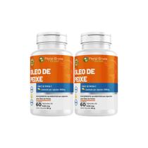 Kit 2 Óleo de Peixe Ômega 3 1000mg 2x60 cps Floral Ervas do Brasil