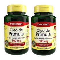 Kit 2 Óleo de Prímula 60 Capsulas 500mg Maxinutri Kit 2 Óleo de Prímula 60 Capsulas 500mg Maxinutri