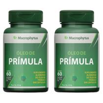 Kit 2 Óleo de Prímula 760mg Ácido Gama-Linolênico Ômega 6 Equilibrio Hormonal 60 Cápsula Macrophytus