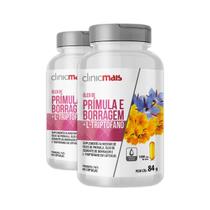 Kit 2 Óleo de Prímula e Borragem ClinicMais 60 Cápsulas Kit 2 Óleo de Prímula e Borragem ClinicMais 60 Cápsulas