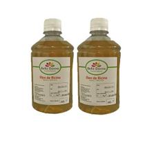 Kit 2 Óleo De Rícino 100% Puro 500ml