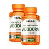 Kit 2 Óleo De Semente Abóbora + Vitamina E e D3 500MG 60CAPS