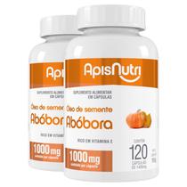 Kit 2 Óleo De Semente De Abóbora Apisnutri 120 Cápsulas Kit 2 Óleo De Semente De Abóbora Apisnutri 120 Cápsulas