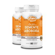 Kit 2 Óleo de Semente de Abóbora Unilife 60 cápsulas