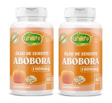 Kit 2 Óleo de Semente de Abóbora - Unilife - 60 capsulas