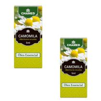 Kit 2 Óleo Essencial Camomila Alemã 5ml Chamed 100% Puro - Chamel Kit 2 Óleo Essencial Camomila Alemã 5ml Chamed 100% Puro - Chamel