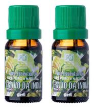 Kit 2 Óleo Essencial Cravo Da Índia Folhas 10ml - 100% Puro Kit 2 Óleo Essencial Cravo Da Índia Folhas 10ml - 100% Puro