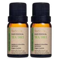 Kit 2 Óleo Essencial de Melaleuca Tea Tree Via Aroma Kit 2 Óleo Essencial de Melaleuca Tea Tree Via Aroma
