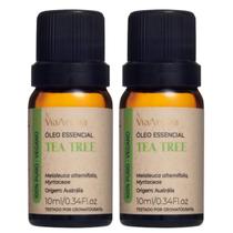 Kit 2 Óleo Essencial de Melaleuca Tea Tree Via Aroma