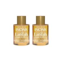 Kit 2 Óleo Inoar Latifah Argan e Mirra 7ml Kit 2 Óleo Inoar Latifah Argan e Mirra 7ml