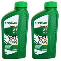 Kit 2 Óleo Lubrax Essencial 500ml Motores 2 Tempos Roçadeira Motos Api Tc Kit 2 Óleo Lubrax Essencial 500ml Motores 2 Tempos Roçadeira Motos Api Tc