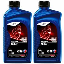 Kit 2 Óleo Para Moto 10W-50 Elf Moto 4 Tech Sintético Kit 2 Óleo Para Moto 10W-50 Elf Moto 4 Tech Sintético