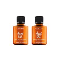 Kit 2 Óleo Protetor Térmico Capilar Açaí Oil Cadiveu 10ml Kit 2 Óleo Protetor Térmico Capilar Açaí Oil Cadiveu 10ml