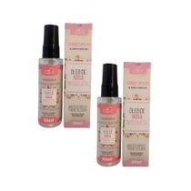 Kit 2 Óleo Serum 60ml Capilar Reparador Rosa Mosqueta Nutrir