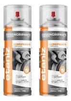 Kit 2 Óleo Spray Desengripante Lubrificante Multiuso Etaniz