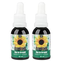 Kit 2 Óleos de Girassol Ozonizado 30ml - 100% Puro