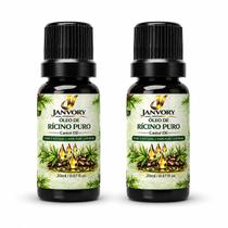 Kit 2 ÓleoS de Rícino Puro 100% Natural 2x20ml