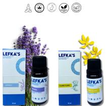 Kit 2 óleos essenciais 100% puro p umidificadores ambiente