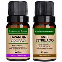 Kit 2 Óleos Essenciais 10Ml - Lavandim + Anis Estrelado