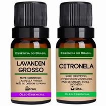 Kit 2 Óleos Essenciais 10ml - Lavandim + Citronela