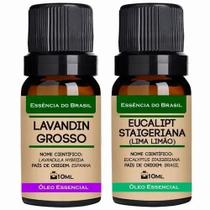 Kit 2 Óleos Essenciais 10Ml - Lavandim + Eucalipto