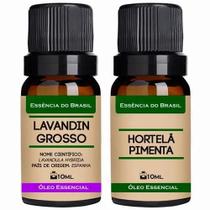 Kit 2 Óleos Essenciais 10ml - Lavandim + Menta Piperita