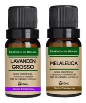 Kit 2 Óleos Essenciais 10Ml - Melaleuca + Lavandim