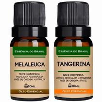 Kit 2 Óleos Essenciais 10Ml - Melaleuca + Tangerina