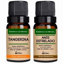 Kit 2 Óleos Essenciais 10ml - Tangerina + Anis Estrelado