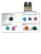 Kit 2 Óleos Essenciais 20Ml Cedro Virgínia + Patchouli Dark