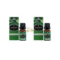 Kit 2 Óleos Essenciais Eucalipto 100% Puro 10ml - Chamed Kit 2 Óleos Essenciais Eucalipto 100% Puro 10ml - Chamed