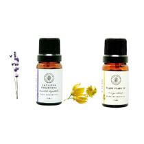 Kit 2 óleos essenciais Lavanda Francesa + Ylang Ylang 100% Puro Ashante Essentials