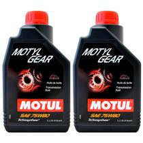 Kit 2 Óleos Lubrificante Para Transmissão Câmbios Manuais Diferencial Motul Motyl Gear 75w80