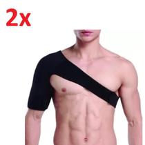 Kit 2 ombreira ortopedica protetor ombro compressao tensor