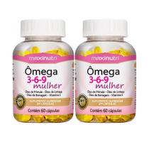 Kit 2 Ômega 3-6-9 Mulher 60 Capsulas Maxinutri Kit 2 Ômega 3-6-9 Mulher 60 Capsulas Maxinutri